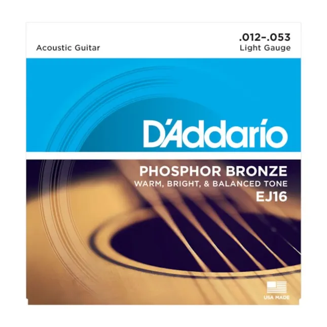 Daddario - ej-16 phosphor bronze snarenset light akoestisch