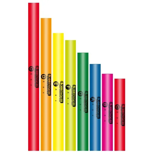 Boomwhackers - bwdg bw-8set 8 delige diatonische set