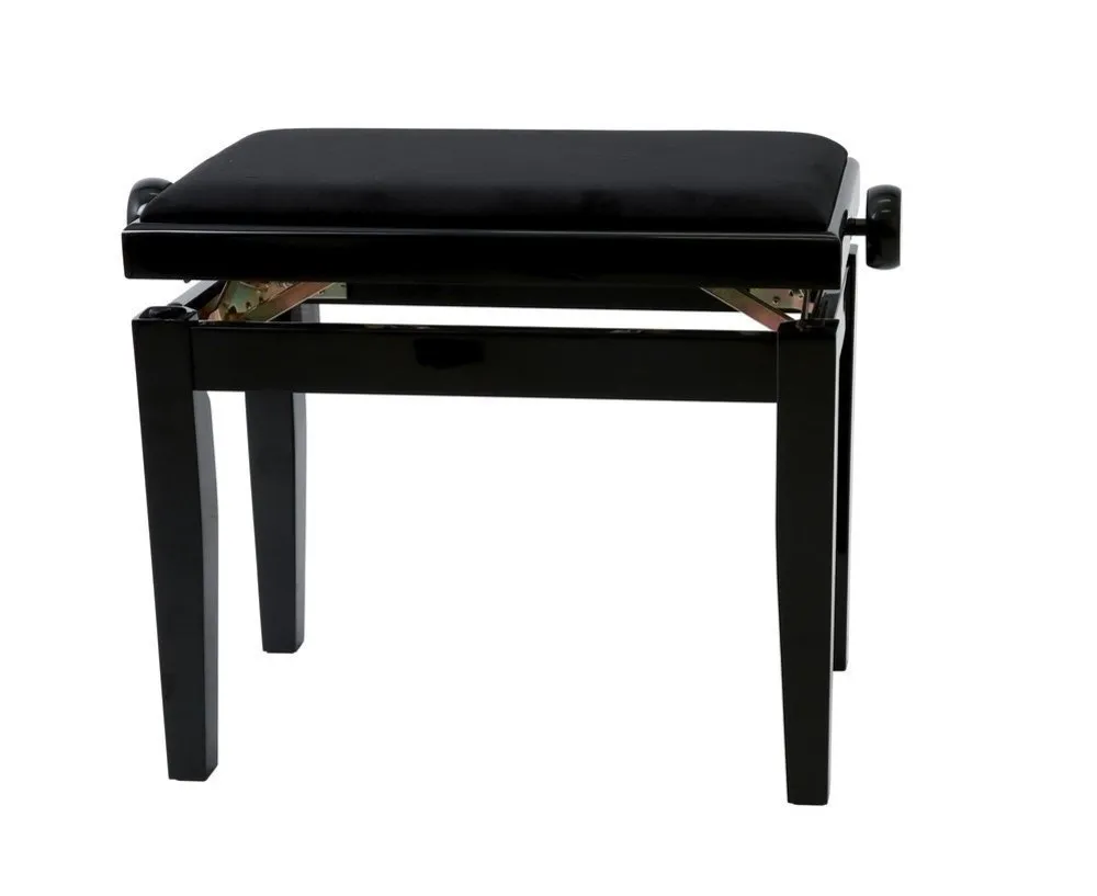 Gewa - piano bank deluxe zwart hoogglans
