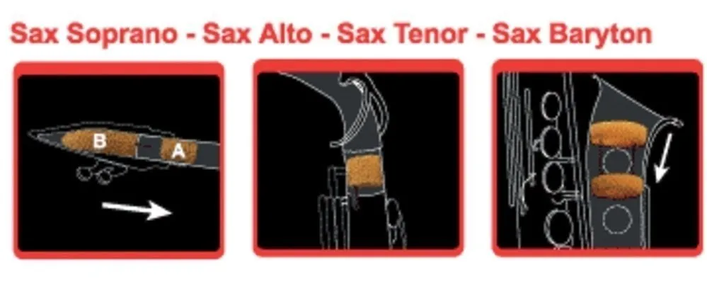 Gewa - saxmute tenorsaxofoon demper