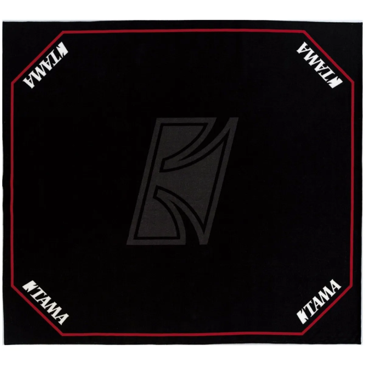 Tama - tdr-tl drum mat tama logo zwart 2.00 x 1.80