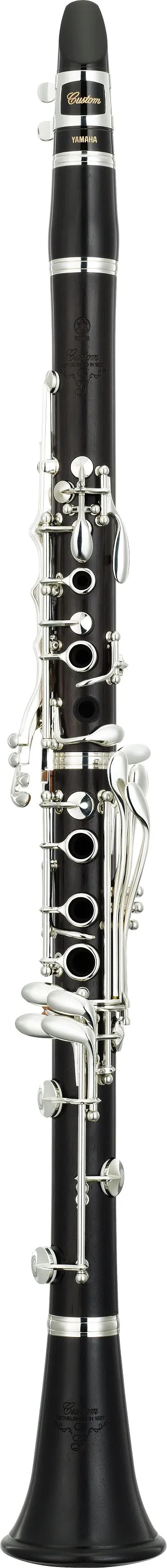Yamaha - a klarinet ycl-csgaiiil02 custom boehm system, verzilverd
