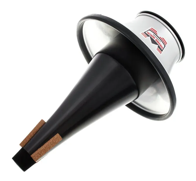Denis wick - adjustable cup, anodised/polyester coated alu mutes bass tro