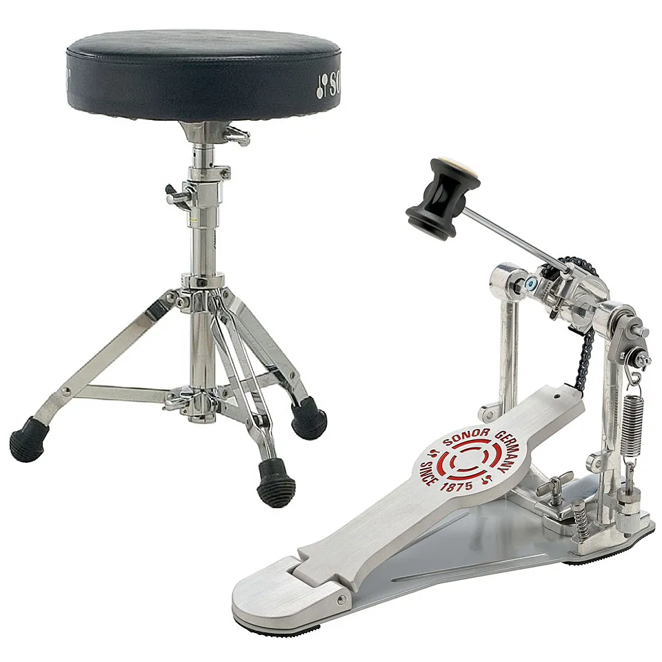 Sonor - e-drum pack pro bassdrum pedaal sp2000s + drumkruk dt270