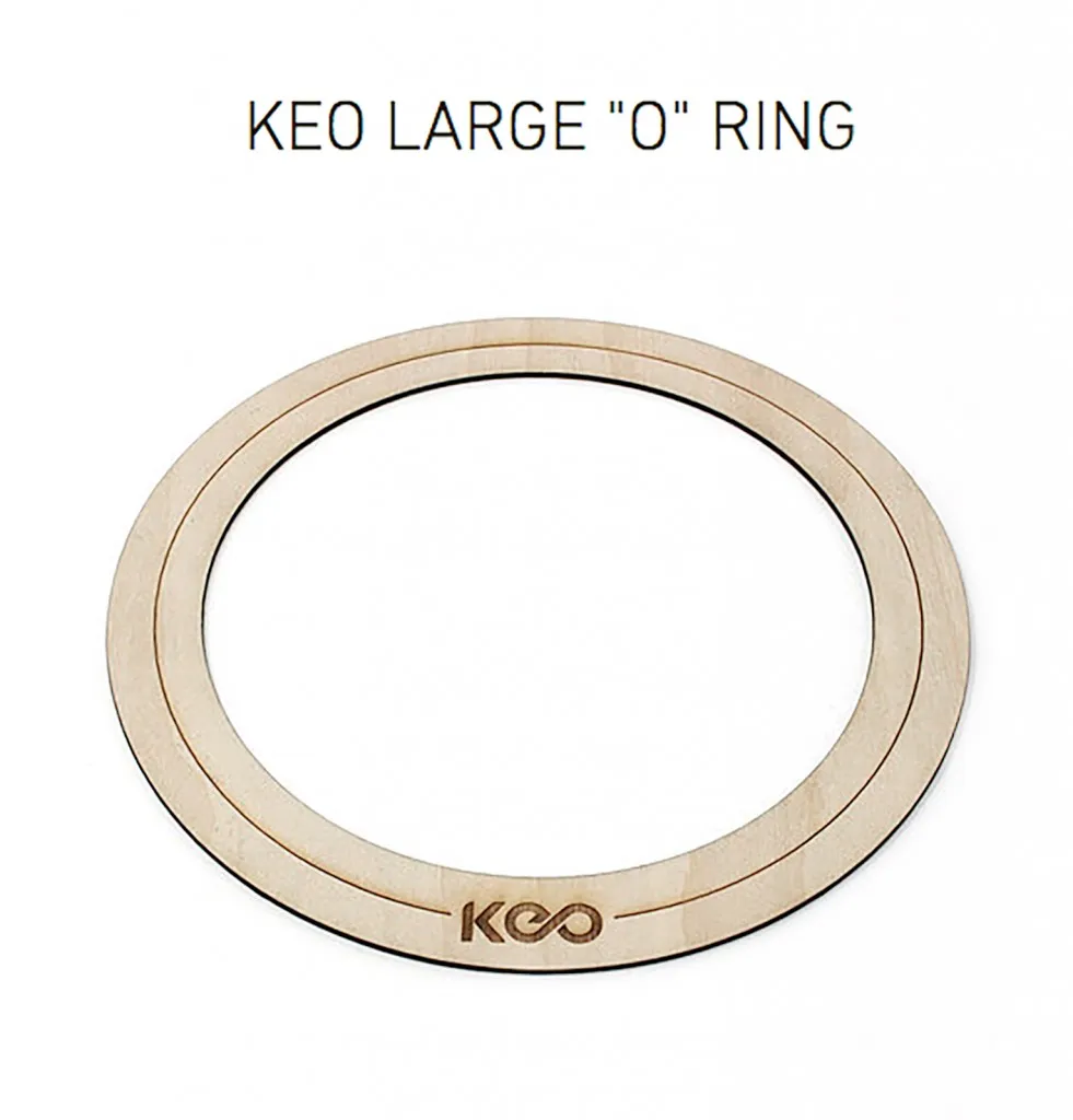 Keo percussion - keo-o-r-l bassdrum o ring wood large