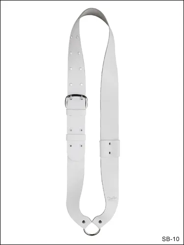 Boston - sb10 bandelier senior leder wit