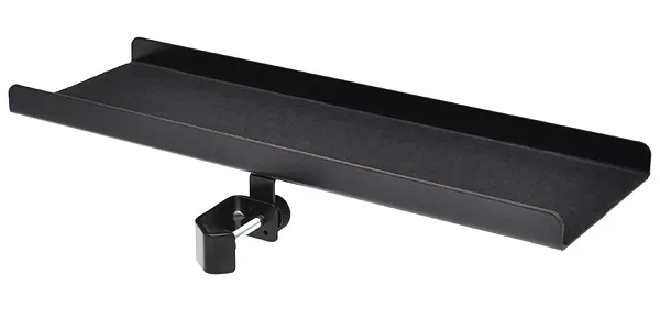 K&m - km12218 bergplank aluminium met klem zwart