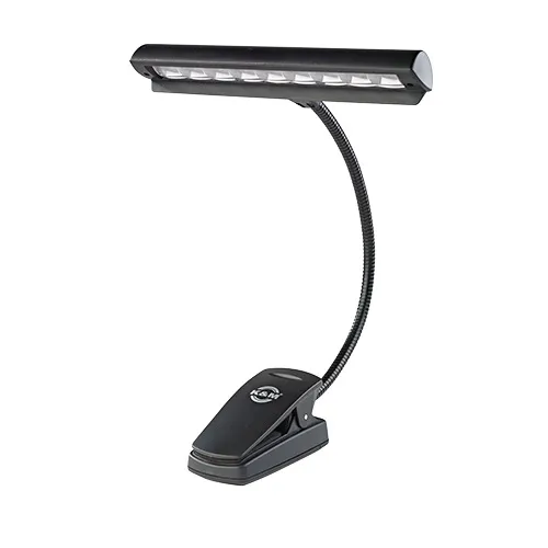 K&m - km12249 lessenaarlamp mighty bright orchestra, zwart