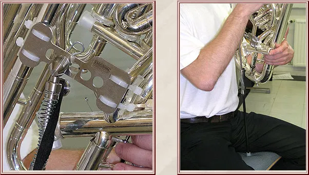 Ergobrass - ergonomische steun voor euphonium