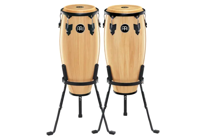 Meinl - hc555nt conga set headliner 10" & 11'' naturel met stands