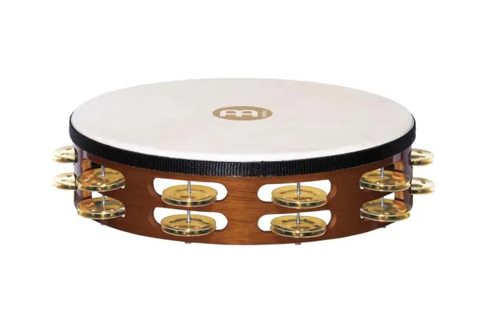 Meinl - tah2b-ab mn tambrn 2r brass jgl w/head