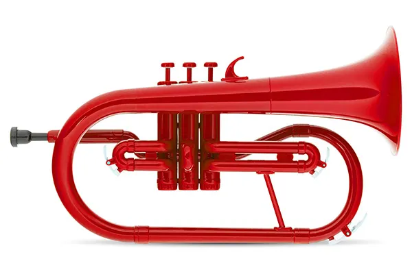 Coolwind - kunststof bugel rood incl. koffer