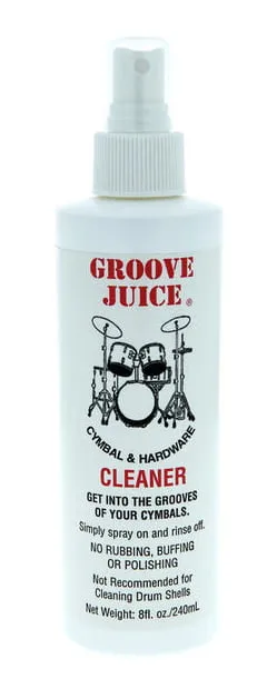 Groove juice - gjcc hardware & cymbal cleaner 240ml