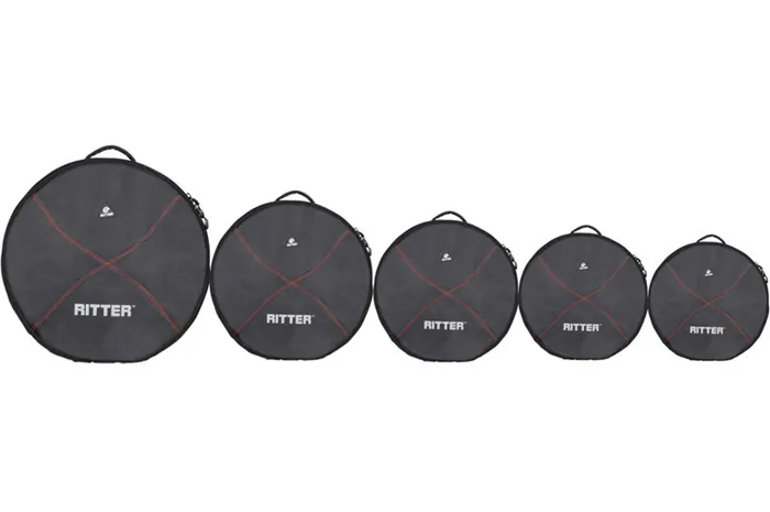 Ritter - rdp2-06/brd drumbag deluxe kit #6 black-red performance