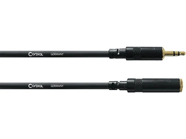 Cordial - cfs3wy stereo kabel - 3,5mm jack - female 3,5mm jack 3m
