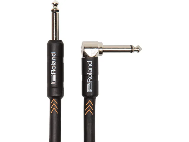 Roland - ric-b10a 6,3mm haakse jack - 6,3mm rechte jack kabel, 3m