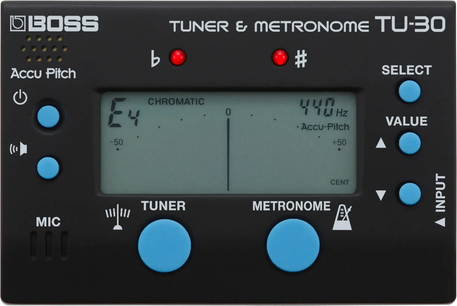Boss - tu-30 tuner/metronome