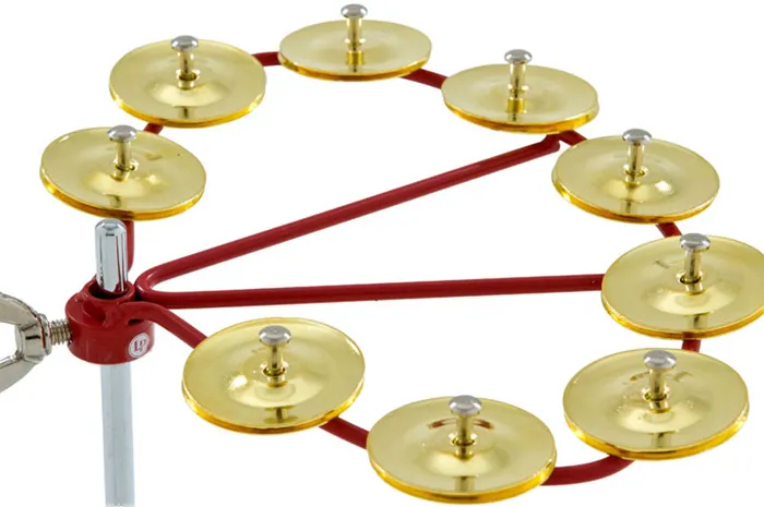 Latin percussion - lp192 hi-hat tamboerijn cyclops jingle ring, brass jingles