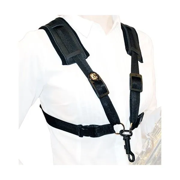 Bg - s40csh comfort harnas man, kunstst.snaphaak, zwart