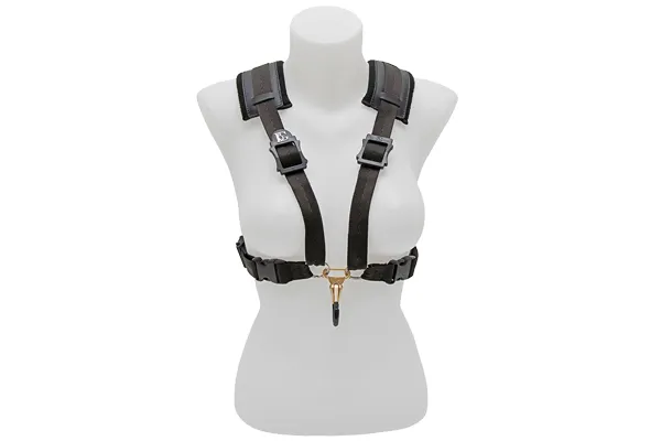Bg - s41cmsh comfort harnas vrouw, metalen snaphaak, zwart