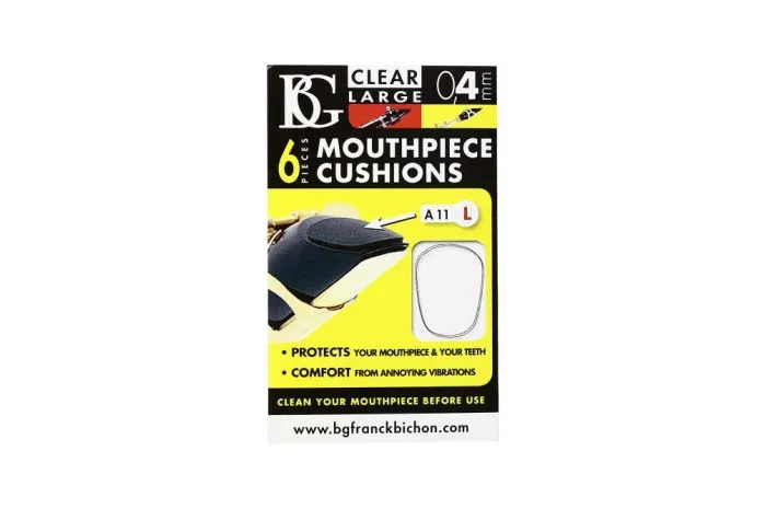 Bg - a11l mondstuk plakkers transparant, 0.4mm, 6 stuks