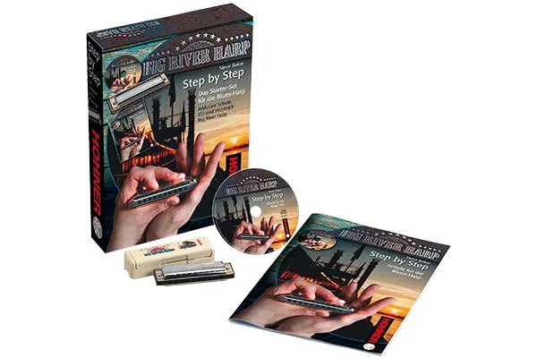 Hohner - step by step blues starter set c blues harp