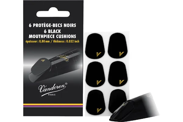 Vandoren - vmcx6+ mondstukplakker zwart 0.80 mm (6)