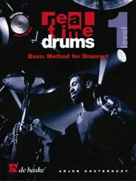 Boek - real time drums level 1 basic methode (bk-cd) for drumset
