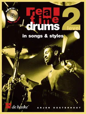 Boek - real time drums in songs & styles level 2 (bk-cd) oosterhout
