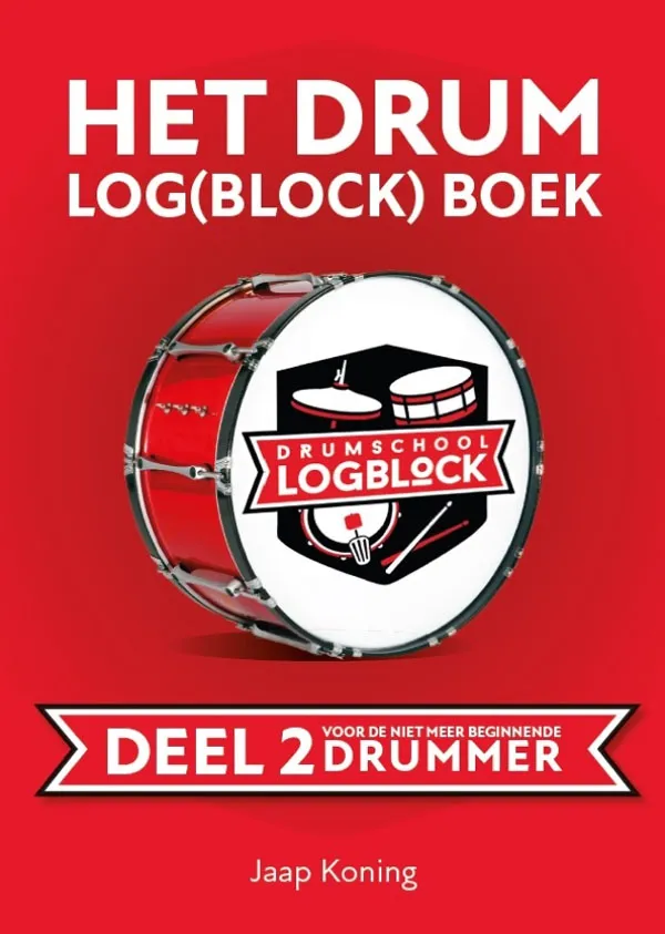 Boek - deel 2 drum log(block) boek jaap koning