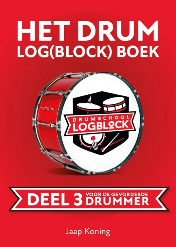 Boek - deel 3 drum log(block) boek jaap koning