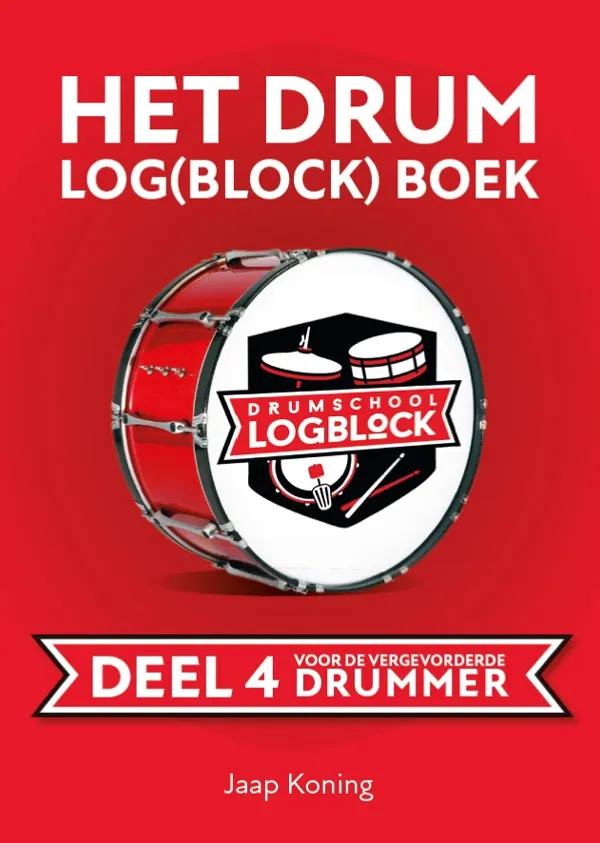 Boek - deel 4 drum log(block) boek jaap koning