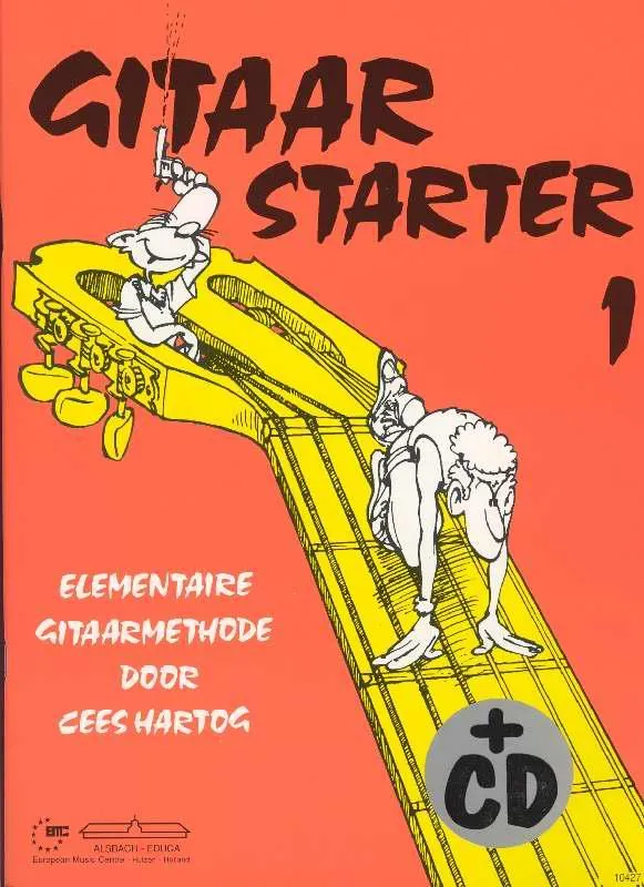 Boek - gitaar starter deel 1 + cd  cees hartog