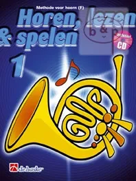 Boek - horen, lezen & spelen hoorn 1 + cd