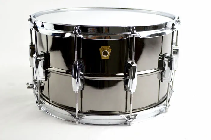 Ludwig - lb408 8x14 black beauty/ supra phonic/ smooth shell