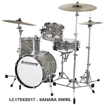 Ludwig - lc179xx017 breakbeats questlove 4pc sahara swirl drumstel