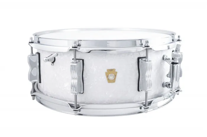 Ludwig - 5.5x14 legacy mah "jazz fest" snare - white marine pearl