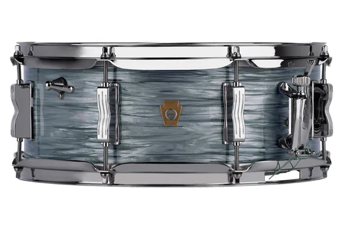 Ludwig - 5.5x14 legacy mah "jazz fest" snare - vintage blue oyster