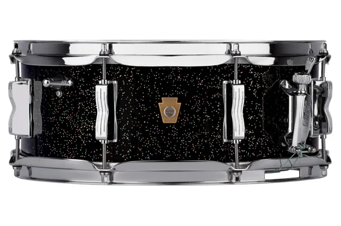 Ludwig - 5.5x14 legacy mah  "jazz fest" snare - black galaxy